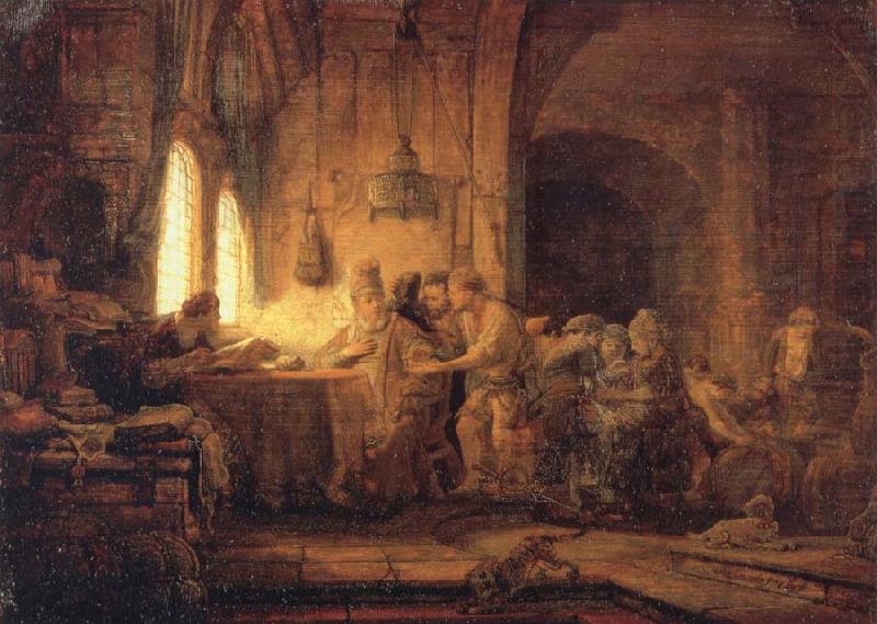 The Parable of the Labourers in the Vineyard, REMBRANDT Harmenszoon van Rijn